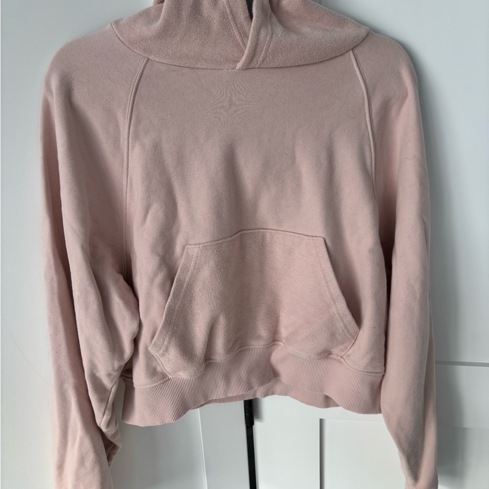 Aerie Soft Pink Knit Hoodie